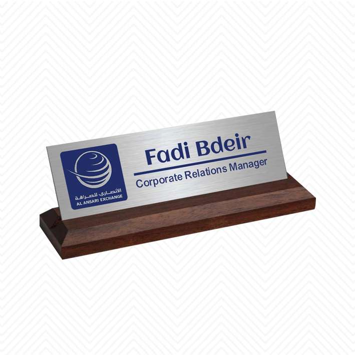 Desk Name Holder Printing in Dubai and Nearby Areas