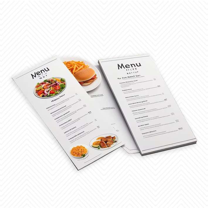 Menu Card Printing Services in Dubai and nearby areas